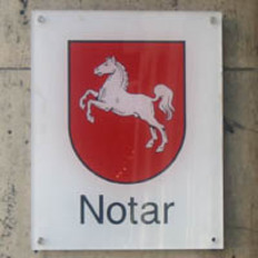 Notarschild